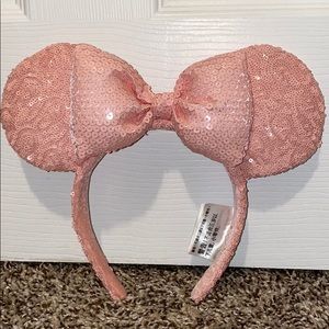NWOT DisneyParks Millenial Pink Minnie Headband